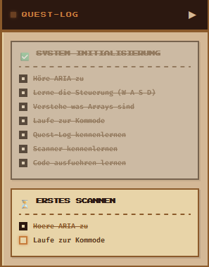 Fortschritt durch Story
